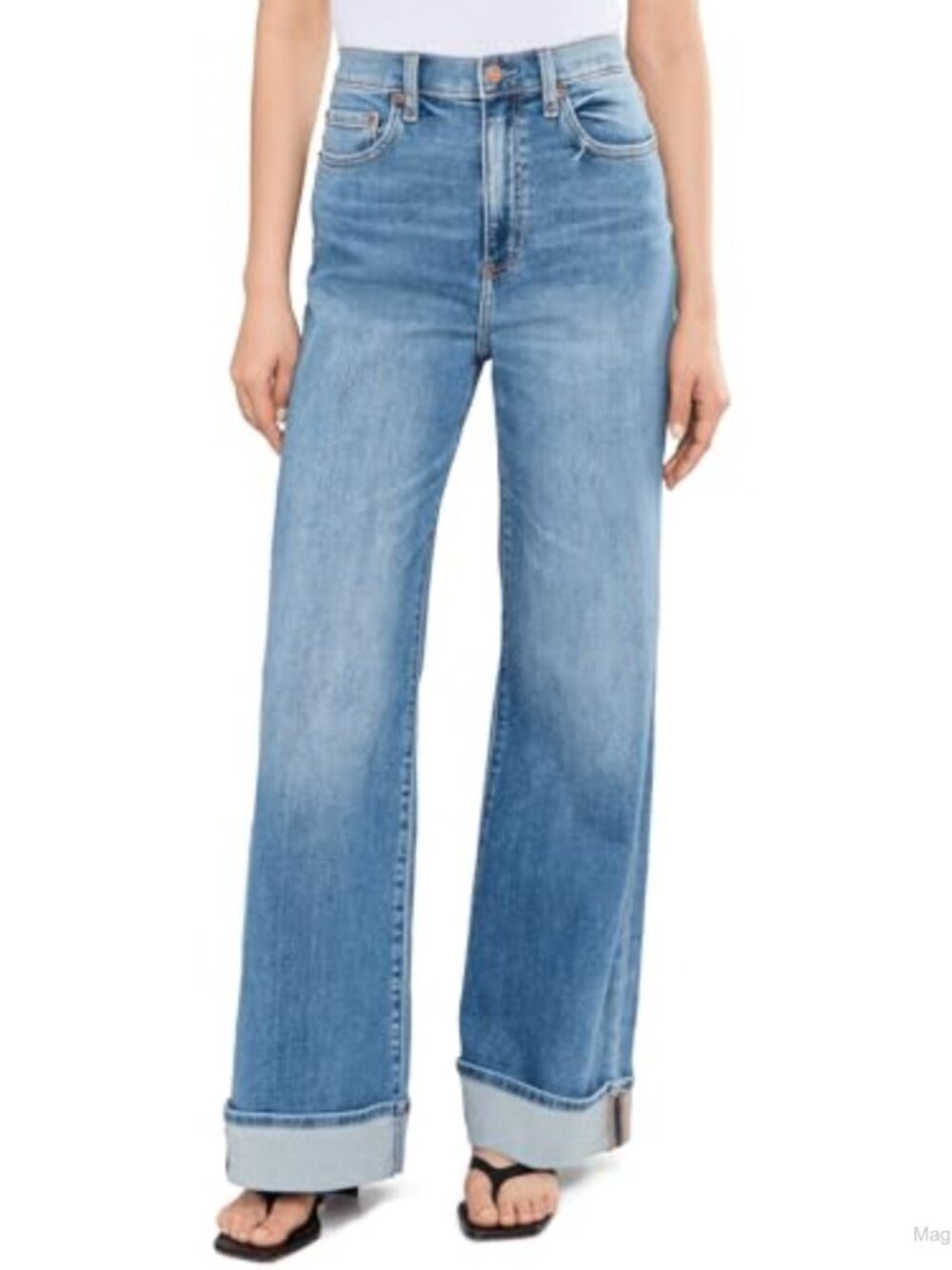 DAZE Far Out High-Rise Wide Leg Jeans Big Break
